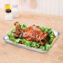 P&P CHEF Toaster Oven Tray and Rack Set, Stainless Steel Baking Pan with Cooling Rack, Fit Your Small Oven & Single Person Use, Non Toxic & Easy Clean