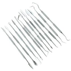 SE 12-Piece Stainless Steel Wax Carvers Set - DD312