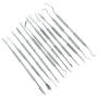 SE 12-Piece Stainless Steel Wax Carvers Set - DD312