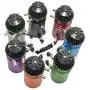 VMS Racing Universal Matte GUNMETAL Grey Gray Silver Aluminum OIL Reservoir CATCH CAN Canister Tank with Breather (Complete Kit)