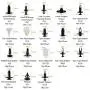 Eleven Guns Bumper Fender Rivet Clips, Plastic Car Retainer Door Trim Panel Fasteners Kits, 18 Most Popular Size Rivets for GM, Toyota, Ford, Honda, Chrysler (415 Pcs with Remover Tool) Eleven Guns Bumper Fender Rivet Clips, Plastic Car Retainer Door Trim Panel Fasteners Kits, 18 Most Popular Size Rivets for GM, Toyota, Ford, Honda, Chrysler (415 Pcs with Remover Tool)