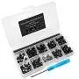 132pcs Personal Computer Screw Standoffs Set Kit for Motherboard Box HDD SSD Fan - with Screwdriver 132pcs Personal Computer Screw Standoffs Set Kit for Motherboard Box HDD SSD Fan - with Screwdriver