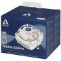 ARCTIC Alpine 64 Pro - 90 Watts Low Noise CPU Cooler for AMD AM4 Sockets with Patented Fan Holder - Patented Anti-Vibration System