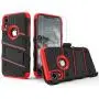 ZIZO Bolt Series for iPhone XR Case Military Grade Drop Tested with Tempered Glass Screen Protector Holster and Kickstand Black RED ZIZO Bolt Series for iPhone XR Case Military Grade Drop Tested with Tempered Glass Screen Protector Holster and Kickstand Black RED