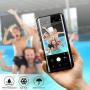 Tomplus Galaxy S8 Waterproof Case, [Slim Fit] Shockproof IP68 Certified Waterproof Dirtproof Snowproof Full-Body Rugged Case with Built-in Screen Protector Cove for Galaxy S8 (S8 Clear)