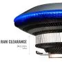 Cooler Master MasterAir G100M RGB Top Down Low Profile Mini ITX CPU Air Cooler, Copper Heat Column Base, Aluminum Fins, 92mm RGB Ring Fan, RGB Lighting for AMD Ryzen/Intel LGA1151 Cooler Master MasterAir G100M RGB Top Down Low Profile Mini ITX CPU Air Cooler, Copper Heat Column Base, Aluminum Fins, 92mm RGB Ring Fan, RGB Lighting for AMD Ryzen/Intel LGA1151