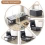 Vonanda Ottoman Folding Chair Bed, Modern Velvet Sleeper Sofa Multi-Position Convertible Couch Lounger Guest Bed with Pillow for Small Space, Velvet Gray