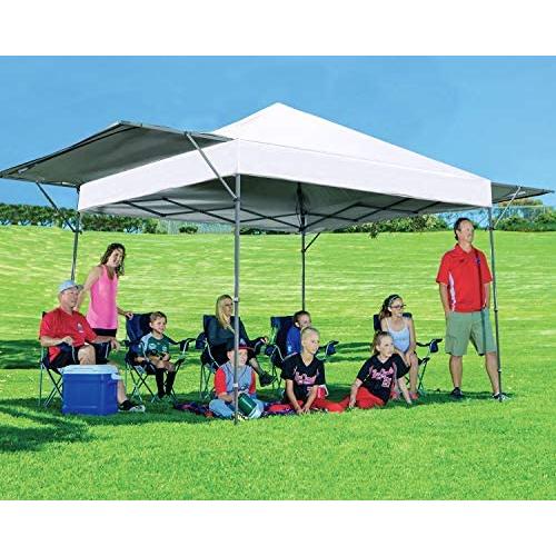 MASTERCANOPY 10x10 Pop-up Canopy Tent with Double Awnings White MASTERCANOPY 10x10 Pop-up Canopy Tent with Double Awnings White