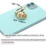 Unique Tourbillon Phone Ring Holder Stand, 360° Rotation Cradle Cell Phone Metal Finger Ring Grip Universal Kickstand for All Apple iPhone Samsung Galaxy Huawei Smartphone (Gold)