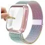 Maxjoy Compatible with Fitbit Versa Bands, Versa 2 Stainless Steel Metal Band Mesh Replacement Bracelet Wristband with Protective Case Compatible with Fitbit Versa 2 1 Watch, Colorful Maxjoy Compatible with Fitbit Versa Bands, Versa 2 Stainless Steel Metal Band Mesh Replacement Bracelet Wristband with Protective Case Compatible with Fitbit Versa 2 1 Watch, Colorful