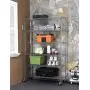 18x48x76 Storage Shelves Heavy Duty Metal Shelves Garage Organizer Wire Rack Shelving Storage Unit Shelf Adjustable Utility 6000 LBS Capacity,Chrome 18x48x76 Storage Shelves Heavy Duty Metal Shelves Garage Organizer Wire Rack Shelving Storage Unit Shelf Adjustable Utility 6000 LBS Capacity,Chrome