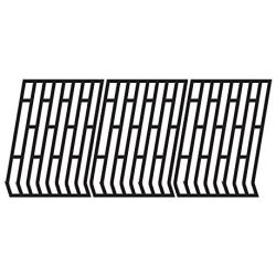 Music City Metals Matte Cast Iron Cooking Grid Replacement for Select Fiesta Gas Grill Models, Set of 3