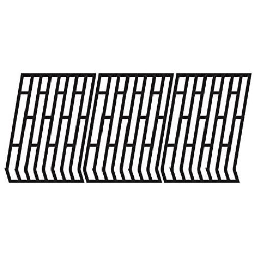Music City Metals Matte Cast Iron Cooking Grid Replacement for Select Fiesta Gas Grill Models, Set of 3