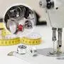 Magicfour Bobbin Case, 6 Pack Stainless Steel Sewing Machine Bobbin Case and 6 Pack Sewing Machine Bobbins Sewing Machine Accessories Part for Front Loading 15 Class Machines