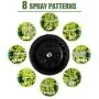 Garden Hose Nozzle, Heavy Duty Zinc Alloy - 8 Different Patterns Leak Free Sprayer - High Pressure Metal Body & Comfort Grip Front Trigger & Water Control Knob for Watering Lawns, Car/Pets Wash Garden Hose Nozzle, Heavy Duty Zinc Alloy - 8 Different Patterns Leak Free Sprayer - High Pressure Metal Body & Comfort Grip Front Trigger & Water Control Knob for Watering Lawns, Car/Pets Wash
