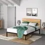 Zinus Paul Metal and Wood Platform Bed with Wood Slat Support, Full Zinus Paul Metal and Wood Platform Bed with Wood Slat Support, Full