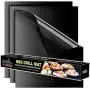 Grill mat Set of 3 - Non Stick BBQ Grill Sheets Reusable - Grill Pads Nonstick - Baking Grilling Mats Compatible with Charcoal Gas Weber Charbroil Traeger Grills - Outdoor Barbecue Accessories Black Grill mat Set of 3 - Non Stick BBQ Grill Sheets Reusable - Grill Pads Nonstick - Baking Grilling Mats Compatible with Charcoal Gas Weber Charbroil Traeger Grills - Outdoor Barbecue Accessories Black