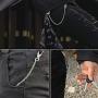 Pengxiaomei Pocket Chain,1pcs Handbag Chains Accessories 25cm/9.84inch Wallet Chain Metal Chain Handbags Strap for Keys/Wallet/Jeans Pants/Purse/Handbag