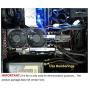 NOYITO Graphics Cooling Bracket Side-Blown North & South Bridge Vertical Cooling Bracket for PC DIY