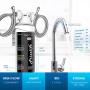 Frizzlife Under Sink Water Filter System-High Capacity Direct Connect Under Counter Drinking Water Filtration System-0.5 Micron Quick Change Removes 99.99% Lead, Chlorine, Bad Taste & Odor.