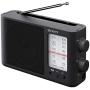 Sony ICF506 Analog Tuning Portable FM/AM Radio w Rechargeable NiMH 4 AA Batteries with Charger