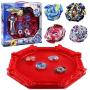 Bey Battle Blade Gyro Metal Fusion Evolution Sparking Attack Set with 4D Launcher Grip and Stadium Battle Set