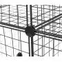 Amazon Basics 6 Cube Grid Wire Storage Shelves, Black Amazon Basics 6 Cube Grid Wire Storage Shelves, Black