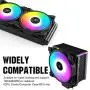 Pccooler 120mm Case Fan Dawn Series, 3M120HALO LED RGB Silent Fans - Advanced Lighting Customizations with 7 Colors&10 Lighting Modes - PWM High Performance Cooling Fan for PC Case Computer Fan Pccooler 120mm Case Fan Dawn Series, 3M120HALO LED RGB Silent Fans - Advanced Lighting Customizations with 7 Colors&10 Lighting Modes - PWM High Performance Cooling Fan for PC Case Computer Fan