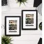 CAVEPOP 8x10 Black Picture Frame with Mat Set of 5, Made to Display 8x10” Without Mat, 5x7 with Mat - Large Wall Hanging Photo Frames, Collage Picture Frame Sets CAVEPOP 8x10 Black Picture Frame with Mat Set of 5, Made to Display 8x10” Without Mat, 5x7 with Mat - Large Wall Hanging Photo Frames, Collage Picture Frame Sets