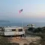 Yeshom Portable All Metal Flag Pole Wheel Stand Tailgate Tire Mount 25ft 20ft Telescopic Flagpole Holder
