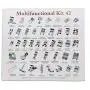 Professional Domestic 42pcs Sewing Machine Sewing Foot Presser Foot Presser Feet Set with Plastic Storage Box for Brother, Singer, Babylock, Janome and Kenmore Low Shank Sewing Machines