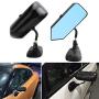 Kyostar Universal F1 Style Side Mirrors Glossy Black Rear View Mirror with Blue Glass