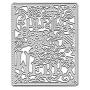 Merry Christmas Tree Metal Die Cuts,Christmas Bell Snowflake Gift Box Cutting Dies Cut Stencils for DIY Scrapbooking Album Decorative Embossing Paper Dies Card Making