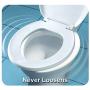 Alotm Stainless Steel Toilet Seat Sturdy Hinge Replacement Parts, 1 Set Mountings with Bolts and Nuts for Replacement DIY Repair