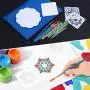 Mandala Dotting Tools Set, Audab 49 Pcs Mandala Dotting Tools Kit with Mandala Stencil for Painting Rocks, Painting Mandalas and Drafting Mandala Dotting Tools Set, Audab 49 Pcs Mandala Dotting Tools Kit with Mandala Stencil for Painting Rocks, Painting Mandalas and Drafting