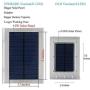Solar Lights Outdoor Motion Sensor, iThird LED Solar Powered Security Lights Stainless Steel for Yard Patio Garage Waterproof 3 Modes Super Bright(Daylight)