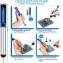 Anbes Soldering Iron Kit Electronics, 60W Adjustable Temperature Welding Tool, 5pcs Soldering Tips, Desoldering Pump, Soldering Iron Stand, Tweezers