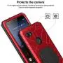Feitenn Google Pixel 3A XL Case, Pixel 3A XL Case Heavy Duty, Gorilla Glass Armor Aluminum Alloy Metal Cover Bumper Military Shockproof Hard Defender Men Gift for Google Pixel 3A XL - Red