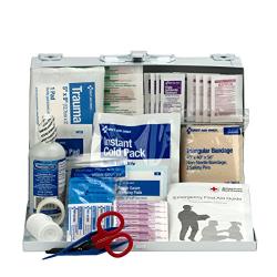 First Aid Only-8311 25 Person First Aid Kit, Metal Case, 106 Pieces - White