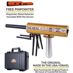 GOLD AKS Real LR-TR Long Range Precious Metal Detector - Authentic Gold, Silver, Copper, and Stone Underground Detection System - Discover Valuable Treasure - with Free Pin Pointer