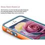EXSEK iPhone 5/5S SE Case, Hybrid Impact Ultra Slim 3 Color Shockproof Case [Anti-Slip] Scratch Resistant Soft Gel Rugged Case for iPhone 5/5S (Dark Blue)