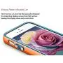 EXSEK iPhone 5/5S SE Case, Hybrid Impact Ultra Slim 3 Color Shockproof Case [Anti-Slip] Scratch Resistant Soft Gel Rugged Case for iPhone 5/5S (Dark Blue)