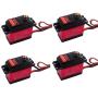 4 X DS3218 Waterproof Digital Servo with 25T Servo Arm, 20KG High Torque Full Metal Gear for RC Toys Model DIY Arduino TRX 4 Crawler (Control Angel 180°)