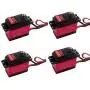 4 X DS3218 Waterproof Digital Servo with 25T Servo Arm, 20KG High Torque Full Metal Gear for RC Toys Model DIY Arduino TRX 4 Crawler (Control Angel 180°) 4 X DS3218 Waterproof Digital Servo with 25T Servo Arm, 20KG High Torque Full Metal Gear for RC Toys Model DIY Arduino TRX 4 Crawler (Control Angel 180°)