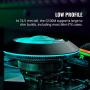 Cooler Master MasterAir G100M RGB Top Down Low Profile Mini ITX CPU Air Cooler, Copper Heat Column Base, Aluminum Fins, 92mm RGB Ring Fan, RGB Lighting for AMD Ryzen/Intel LGA1151