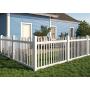 WamBam Fence BL19101 Nantucket Picket Vinyl Fence, White