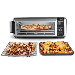 Ninja SP101 Foodi 8-in-1 Digital Air Fry, Large Toaster Oven, Flip-Away for Storage, Dehydrate, Keep Warm, 1800 Watts, XL Capacity, Stainless Steel