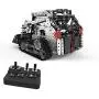 Yamix RC Truck Building Kits 2.4G 10 Channel Remote Control Truck, 1153 Pieces Metal RC Front Loader Bulldozer Construction Vehicle DIY Assembly RC Forklift Building Blocks - SW(RC)-008 Yamix RC Truck Building Kits 2.4G 10 Channel Remote Control Truck, 1153 Pieces Metal RC Front Loader Bulldozer Construction Vehicle DIY Assembly RC Forklift Building Blocks - SW(RC)-008