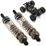 RC Car Shock Absorber, Durable Metal Shock Absorbers RC Upgrade Spare Parts for 1/16 Truggy Buggy Short Course 9115 RC Car RC Car Shock Absorber, Durable Metal Shock Absorbers RC Upgrade Spare Parts for 1/16 Truggy Buggy Short Course 9115 RC Car