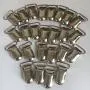 25pcs 15mm Pacifier Suspender Clips, JerryMart Pacifier Clips for Making Pacifier Holders Bib Clips Toy Holder Silver (15mm)